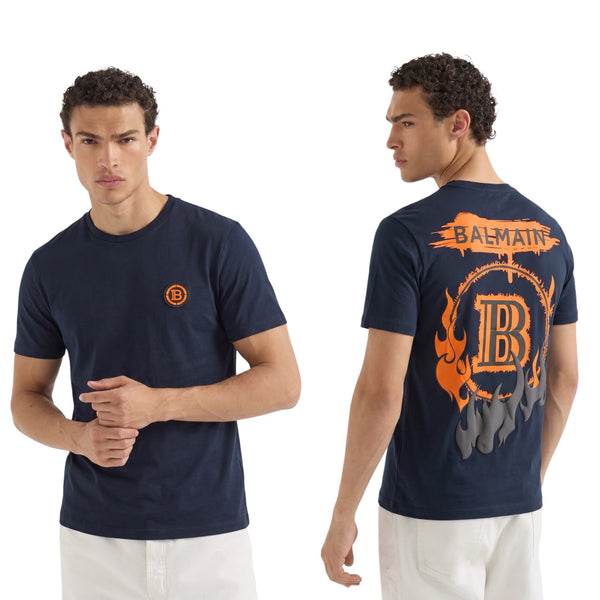 Balmain T.Shirt Navy Blue