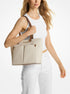 Michael Kors Jet Set Medium Logo Pocket Tote Bag