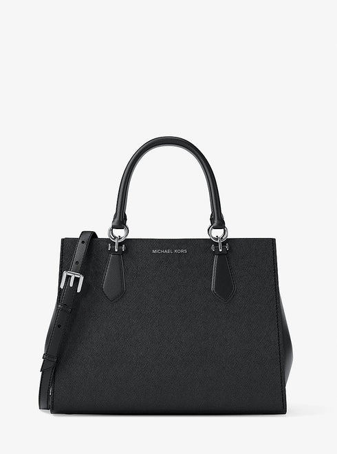 Michael Kors Marilyn Medium Saffiano Leather Satchel