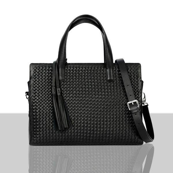 WOVEN SHOULDER BAG