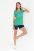 U.S POLO ASSN GREEN CREW NECK T.SHIRT