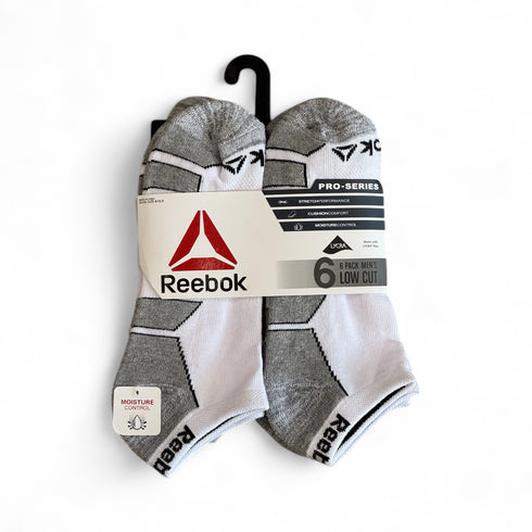 Reebok Men's Pro-Series Low Cut Socks Pack Of 6