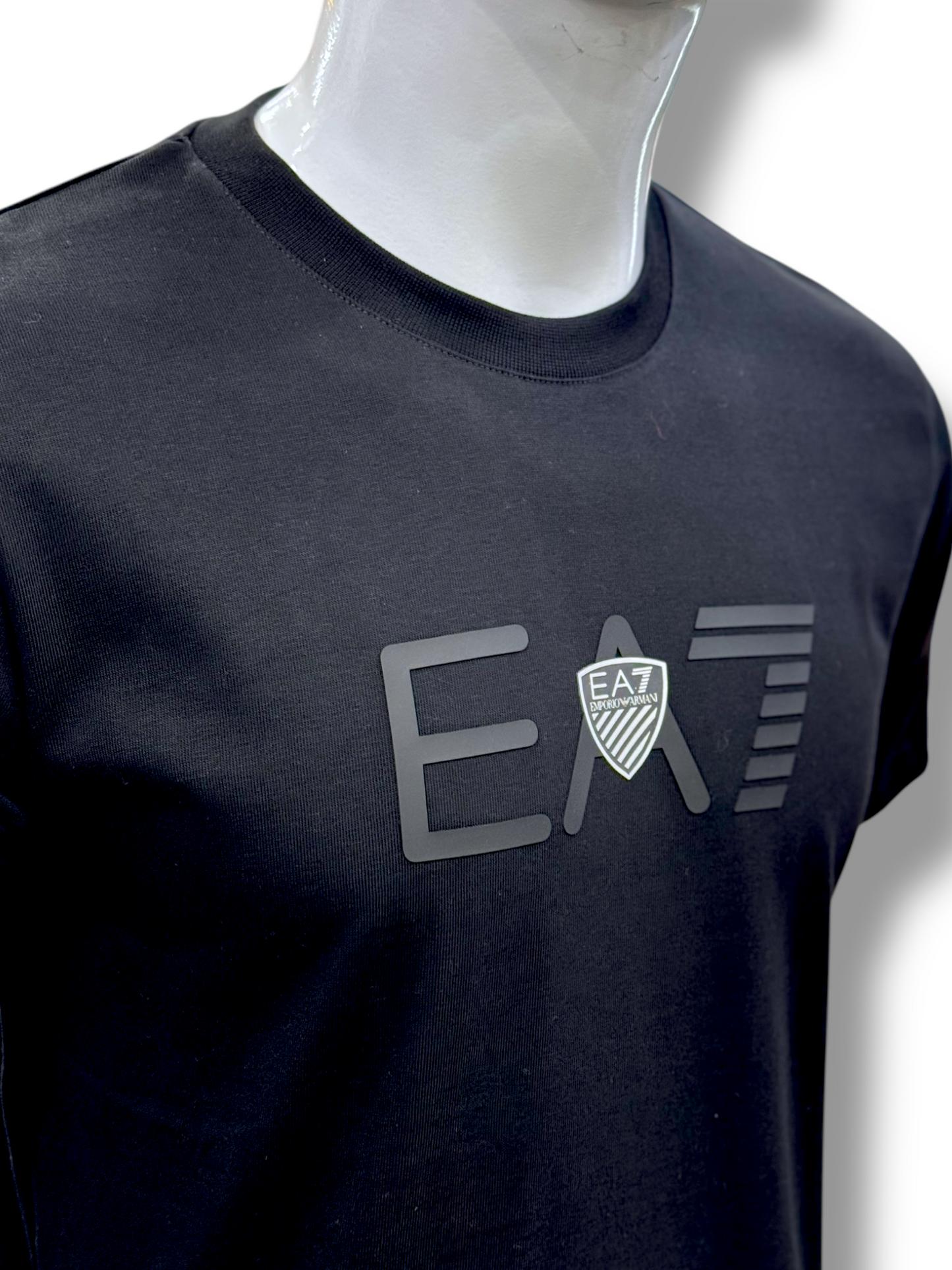 Emporio Armani EA7Patch Logo T Shirt Black