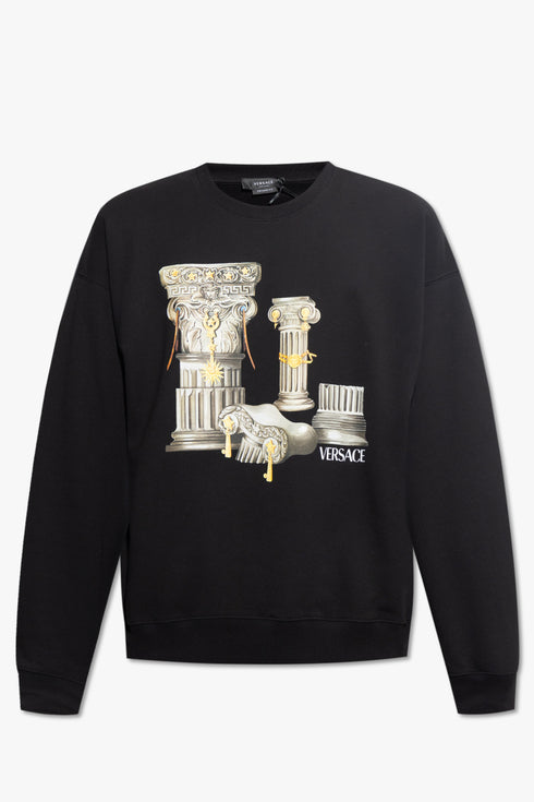 VERSACE
COLUMNS-PRINT COTTON SWEATSHIRT
