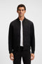BOSS ZIP-UP SWEATSHIRT WITH PADDED FRONT Black