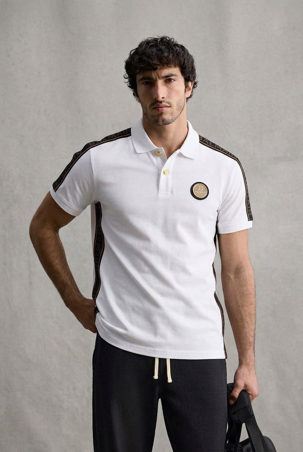 Balmain White Polo Slim Fit