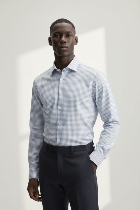 ZARA CHECK SHIRT SLIM FIT