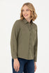 USPA KHAKI COTTON SHIRT