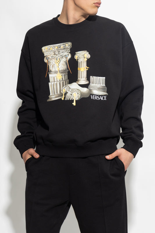 VERSACE
COLUMNS-PRINT COTTON SWEATSHIRT
