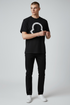 MONCLER CREW NECK T-SHIRT - BLACK