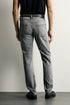 ZARA BASIC SLIM FIT LIGHT GREY JEANS