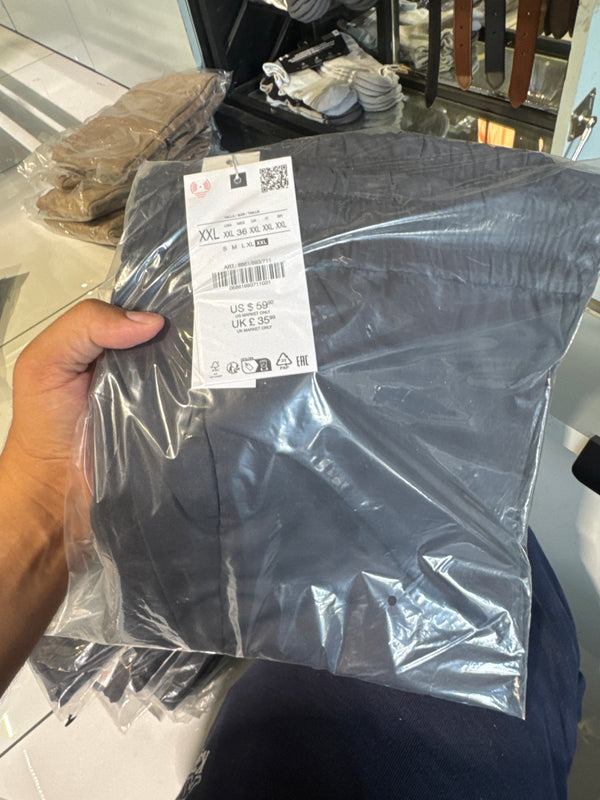 Zara Cotton Trouser Grey
