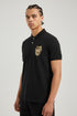 CAVALLI CLASS TIGER LOGO BLACK POLO