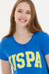 U.S POLO ASSN BLUE CREW NECK T.SHIRT