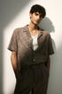 H&M REGULAR FIT CROCHET-LOOK RESORT SHIRT