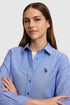 USPA BLUE COTTON SHIRT