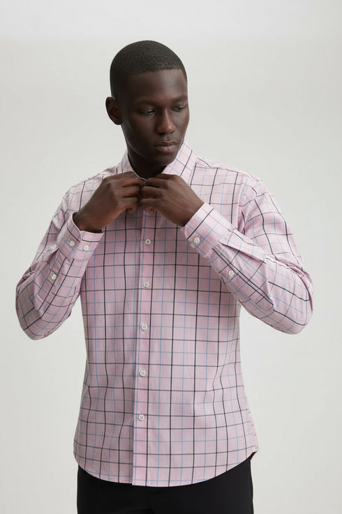 ZARA CHECK SHIRT SLIM FIT