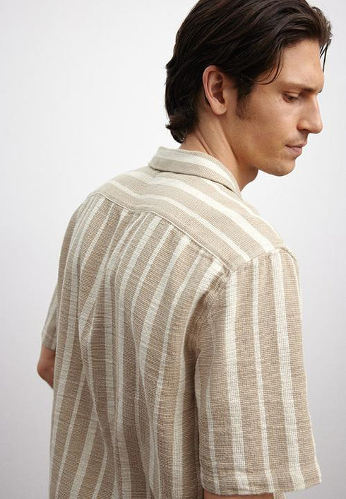 H&M REGULAR FIT TEXTURED RESORT SHIRT