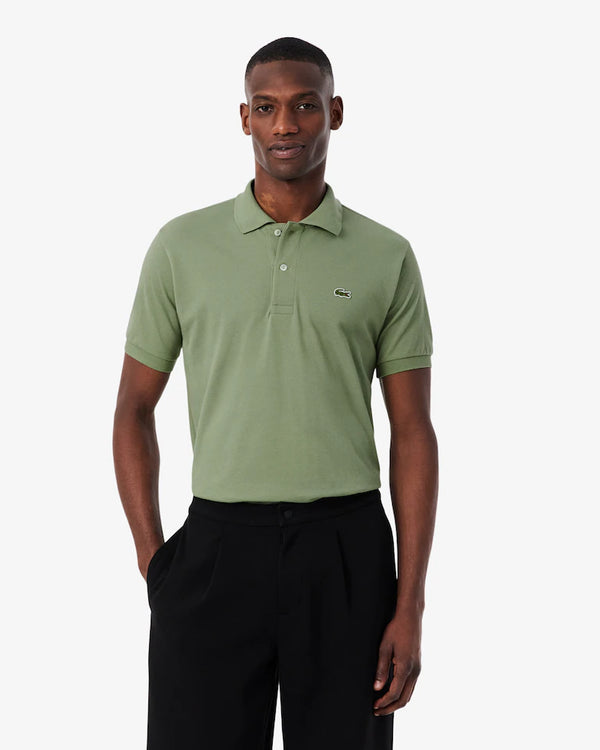 Lacoste Pique Polo Shirt Sage Green