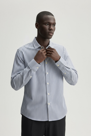 Zara Stripe Shirt Slim Fit