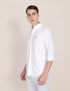 U.S. Polo Assn. Mens Long Sleeve Woven Oxford Shirt - White