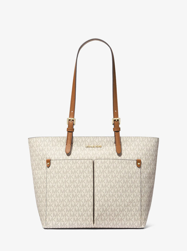 Michael Kors Jet Set Medium Logo Pocket Tote Bag