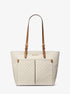Michael Kors Jet Set Medium Logo Pocket Tote Bag