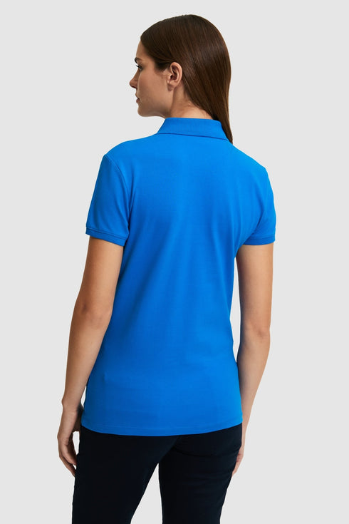 Uspa Blue Basic Polo Shirt