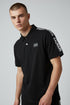 Balmain Leather Patch Logo Polo