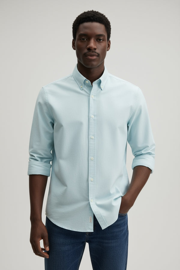 ZARA BUTTON DOWN OXFORD COTTON SHIRT