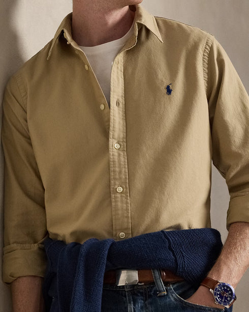 Ralph Lauren Custom Fit Garment-Dyed Oxford Shirt