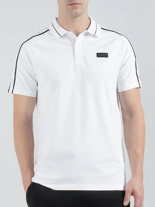 Hackett Sports White Polo