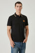 Balmain Tip Collar Patch Logo Polo