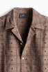 H&M REGULAR FIT TEXTURED-WEAVE RESORT SHIRT
