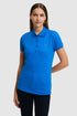 Uspa Blue Basic Polo Shirt