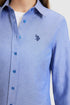 USPA BLUE COTTON SHIRT