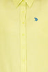 USPA YELLOW COTTON SHIRT