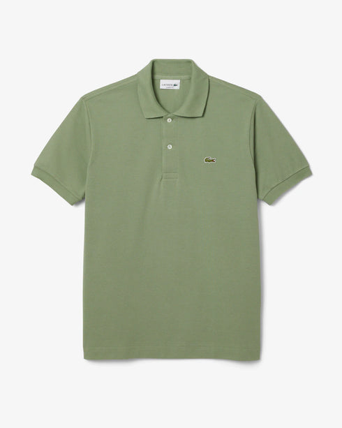 Lacoste Pique Polo Shirt Sage Green
