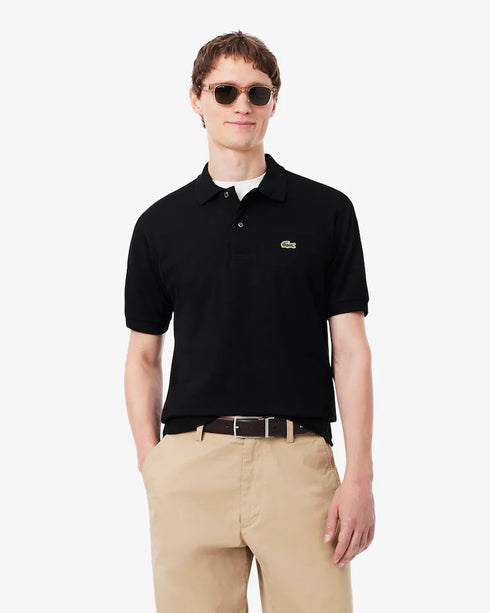 Lacoste Pique Polo Shirt Black