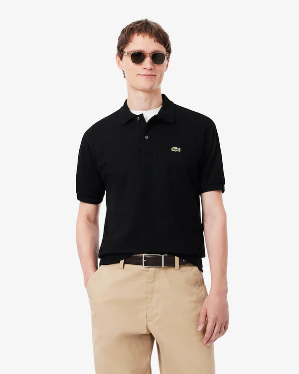 Lacoste Pique Polo Shirt Black