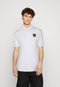 A|X ARMANI EXCHANGE METALLIC LOGO POLO