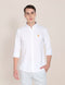 U.S. Polo Assn. Mens Long Sleeve Woven Oxford Shirt - White