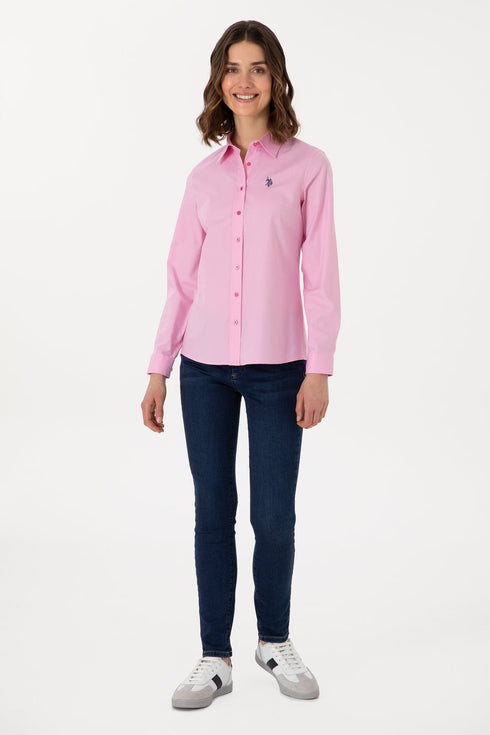 USPA PINK COTTON SHIRT