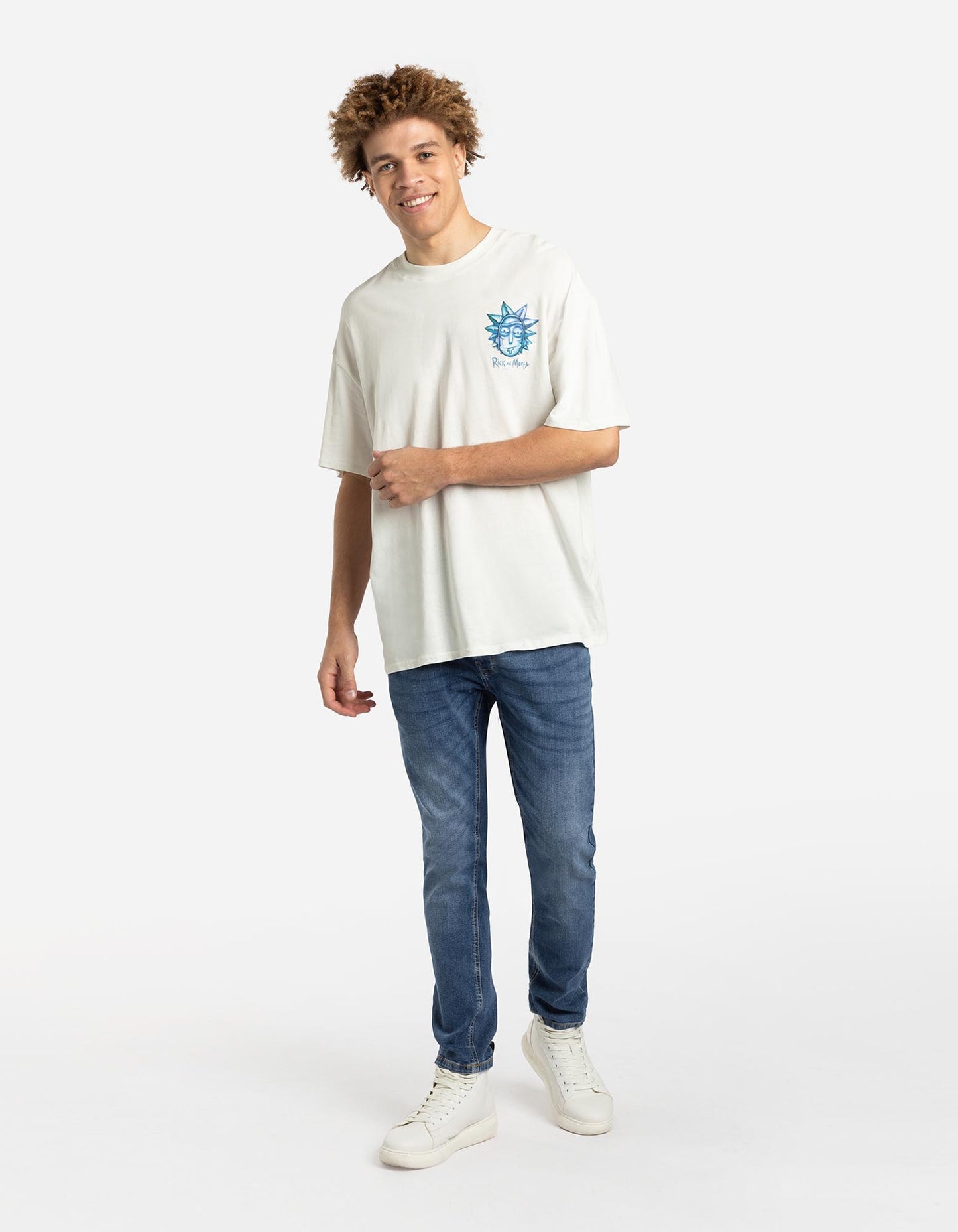 Jean Pascale Washed Effect Blue Jeans