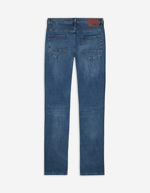 Jean Pascale Washed Effect Blue Jeans