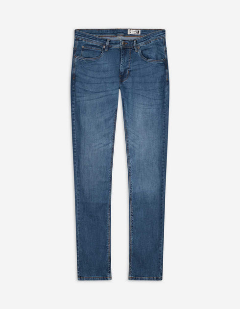 Jean Pascale Washed Effect Blue Jeans