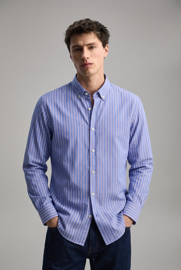 Zara Button Down Stripe Shirt Slim Fit
