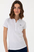 Uspa White Basic Polo Shirt
