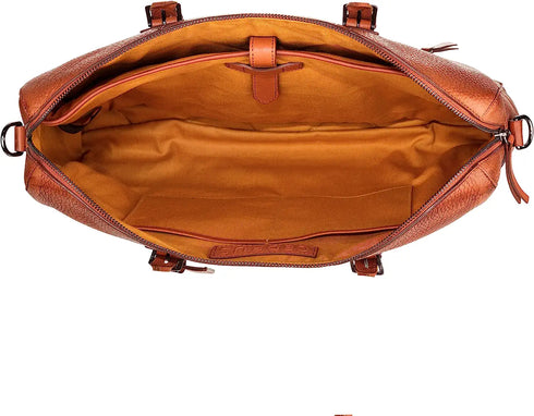 CEDRUS LAPTOP BAG TOP GRAIN LEATHER BRIEFCASE