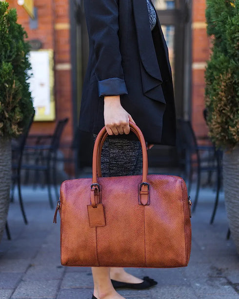 CEDRUS LAPTOP BAG TOP GRAIN LEATHER BRIEFCASE